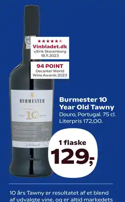 SuperBrugsen Burmester 10 Year Old Tawny tilbud