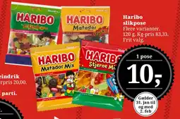 Dagli'Brugsen Haribo slikpose tilbud