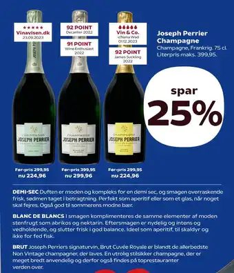 SuperBrugsen Joseph Perrier Champagne tilbud