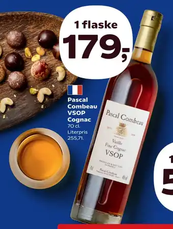 Kvickly Pascal Combeau VSOP Cognac tilbud