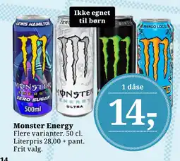 Dagli'Brugsen Monster Energy tilbud