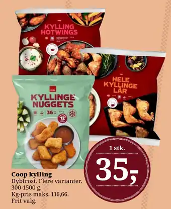 Dagli'Brugsen Coop kylling tilbud