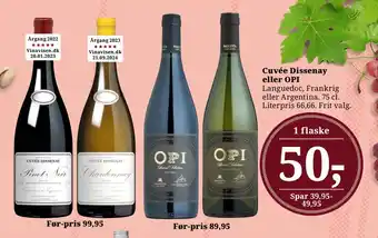 Dagli'Brugsen Cuvée Dissenay eller OPI tilbud