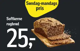 Føtex Softkerne rugbrød tilbud