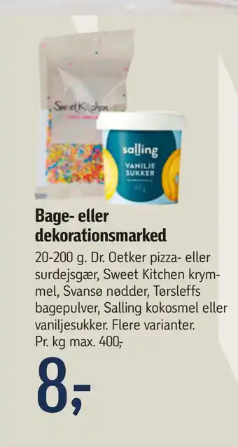 Føtex Bage- eller dekorationsmarked tilbud