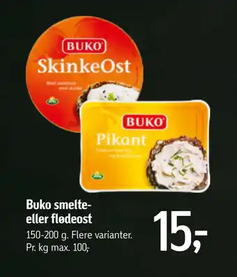 Føtex Buko smelte- eller flødeost tilbud