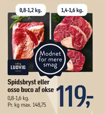 Føtex Spidsbryst eller osso buco af okse tilbud