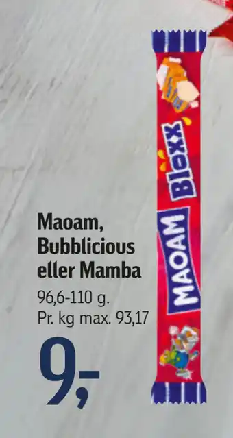 Føtex Maoam, Bubblicious eller Mamba tilbud