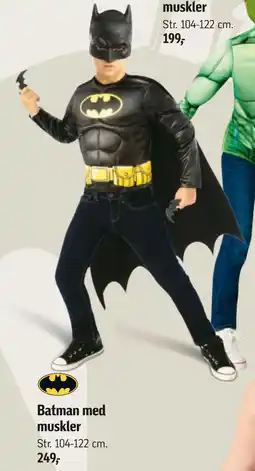 Føtex Batman med muskler tilbud