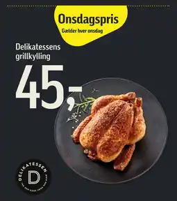 Føtex Delikatessens grillkylling tilbud