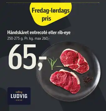 Føtex Håndskåret entrecoté eller rib-eye tilbud