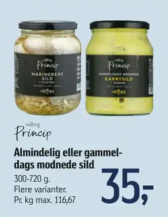 Føtex Almindelig eller gammeldags modnede sild tilbud