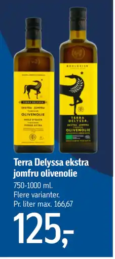 Føtex Terra Delyssa ekstra jomfru olivenolie tilbud