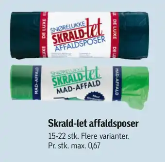 Føtex Skrald-let affaldsposer tilbud