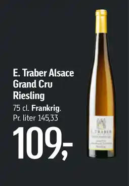 Føtex E. Traber Alsace Grand Cru Riesling tilbud