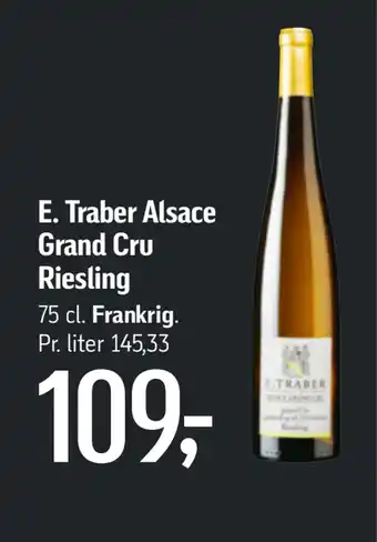 Føtex E. Traber Alsace Grand Cru Riesling tilbud