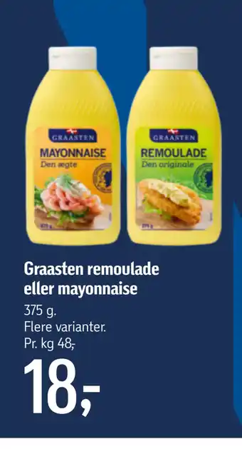 Føtex Graasten remoulade eller mayonnaise tilbud