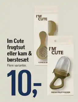 Føtex Im Cute frugtsut eller kam & børstesæt tilbud