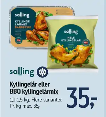 Føtex Kyllingelår eller BBQ kyllingelårmix tilbud