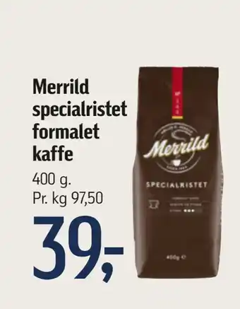 Føtex Merrild specialristet formalet kaffe tilbud