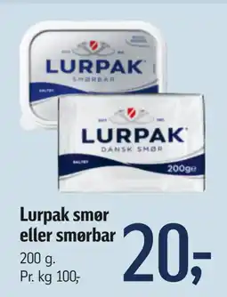 Føtex Lurpak smør eller smørbar tilbud