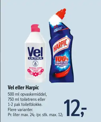 Føtex Vel eller Harpic tilbud