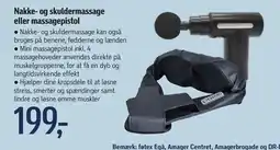 Føtex Nakke- og skuldermassage eller massagepistol tilbud