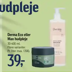 Føtex Derma Eco eller Man hudpleje tilbud