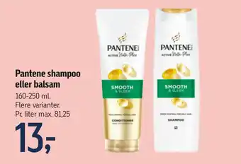 Føtex Pantene shampoo eller balsam tilbud