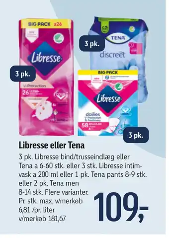 Føtex Libresse eller Tena tilbud