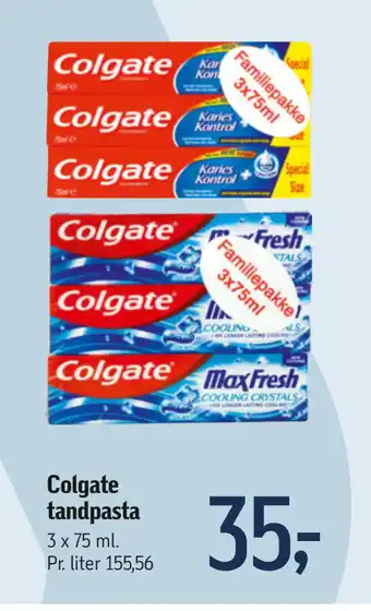 Føtex Colgate tandpasta tilbud