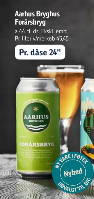 Føtex Aarhus Bryghus Forårsbryg tilbud