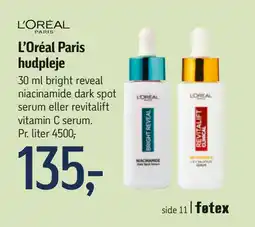 Føtex L’Oréal Paris hudpleje tilbud