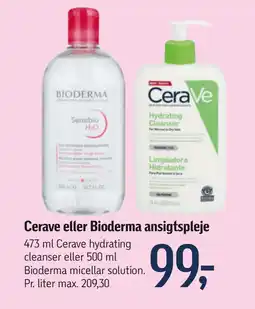 Føtex Cerave eller Bioderma ansigtspleje tilbud