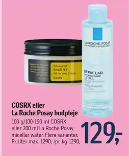 Føtex COSRX eller La Roche Posay hudpleje tilbud