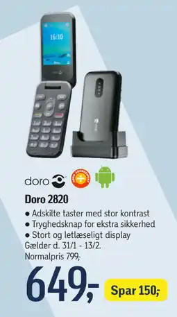 Føtex Doro 2820 tilbud