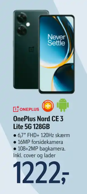 Føtex OnePlus Nord CE 3 Lite 5G 128GB tilbud