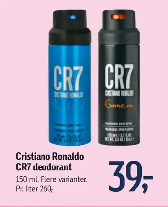 Føtex Cristiano Ronaldo CR7 deodorant tilbud