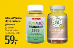 Føtex Fitness Pharma eller Lekaform gummies tilbud