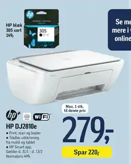 Føtex HP DJ2810e tilbud