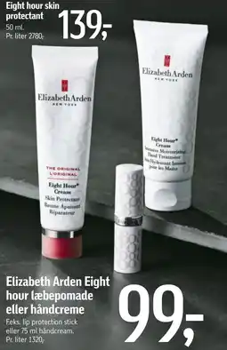 Føtex Elizabeth Arden Eight hour læbepomade eller håndcreme tilbud