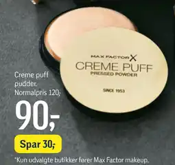 Føtex Creme puff pudder tilbud