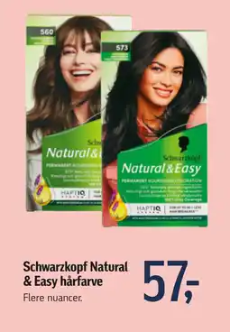 Føtex Schwarzkopf Natural & Easy hårfarve tilbud