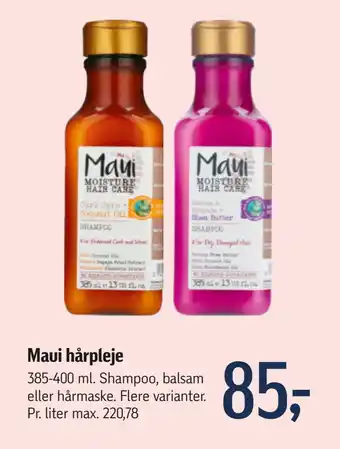 Føtex Maui hårpleje tilbud