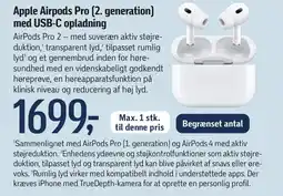 Føtex Apple Airpods Pro (2. generation) med USB-C opladning tilbud