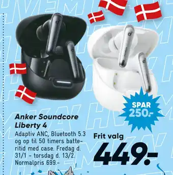 Bilka Anker Soundcore Liberty 4 tilbud