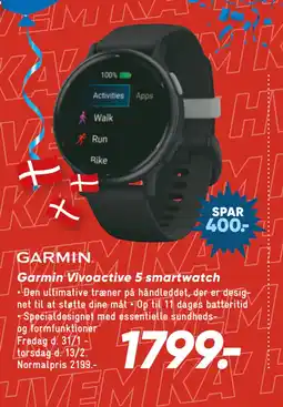 Bilka Garmin Vivoactive 5 smartwatch tilbud