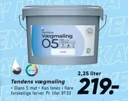 Bilka Tendens vægmaling tilbud