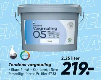 Bilka Tendens vægmaling tilbud