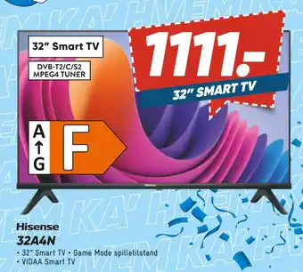 Bilka Hisense 32A4N tilbud